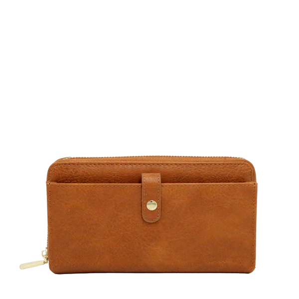Fitzroy Ladies Wallet 20x11cm Tan-Matakana Pharmacy