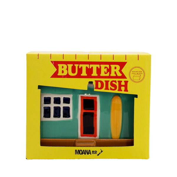 Ceramic Butter Dish Classic Kiwi Bach-Matakana Pharmacy
