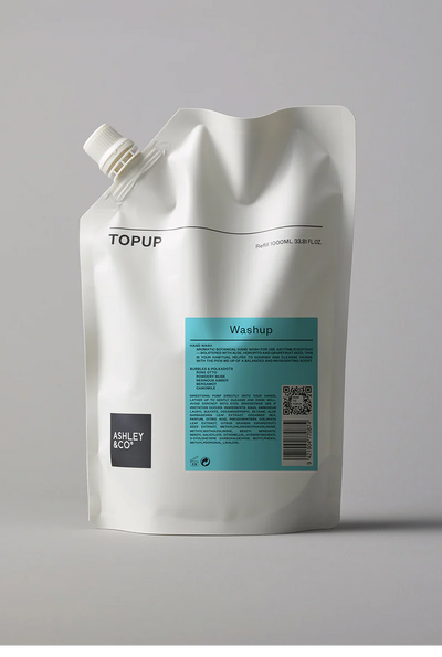 Topup Botanical Hand Wash Bubbles & Polkadots 1L-Ashley & Co-Matakana Pharmacy