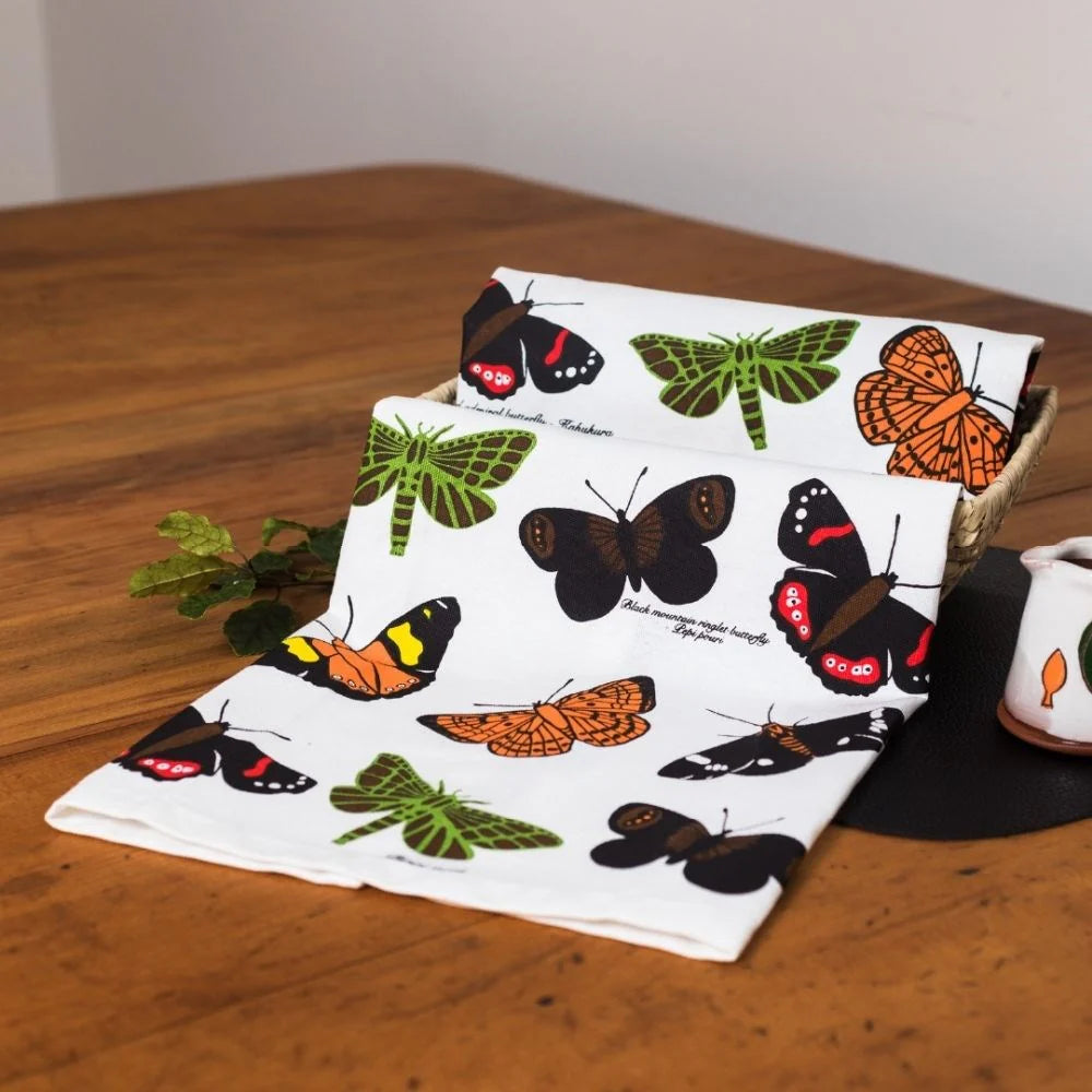 Tea Towel Pepepe-By Ali Davies-Matakana Pharmacy
