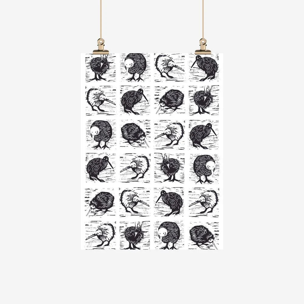 Tea Towel The Kiwi-By Ali Davies-Matakana Pharmacy