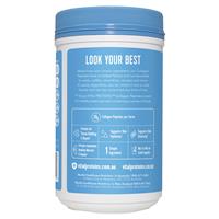 Image of Collagen Peptide Powder Unflavoured 284g back of container