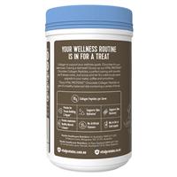 Image of Collagen Peptides Chocolate Flavour back of container
