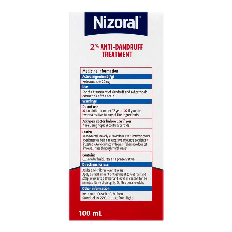 NIZORAL Shampoo 2% Shampoo 100ml-Nizoral-Matakana Pharmacy