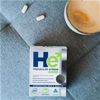 HE2 Focus & De-Stress 60 Tabs-HE2-Matakana Pharmacy