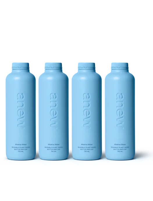 Image of 4 Anew Plant Based Alkaline Water bottles
