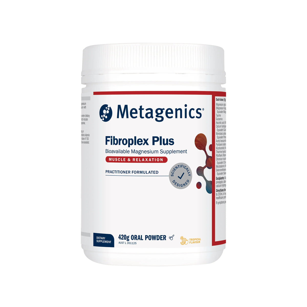 Fibroplex Plus Tropical 420g-Metagenics-Matakana Pharmacy