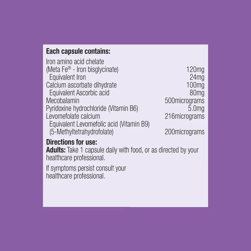 Hemagenics Iron Advanced 30caps-Matakana Pharmacy