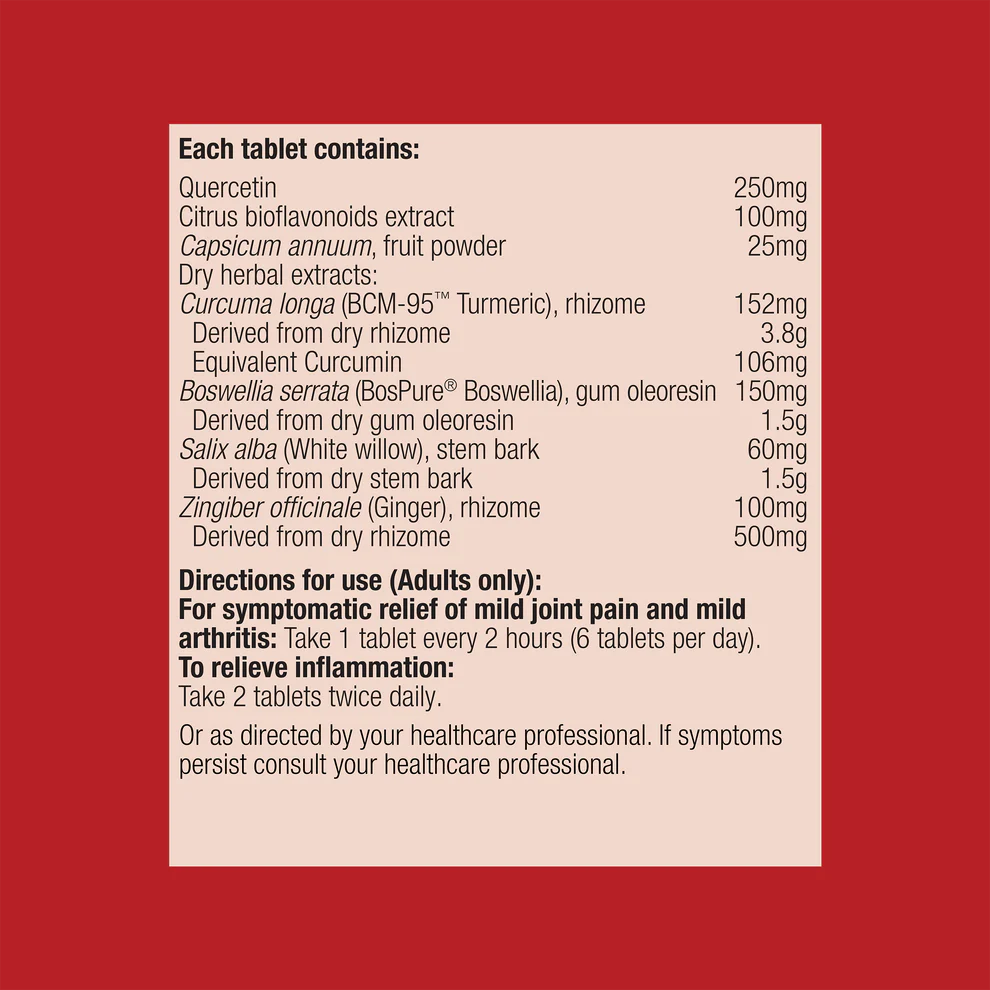 Joint Intensive Care 60 Tablets (previously Inflavonoid Intensive Care)-Matakana Pharmacy