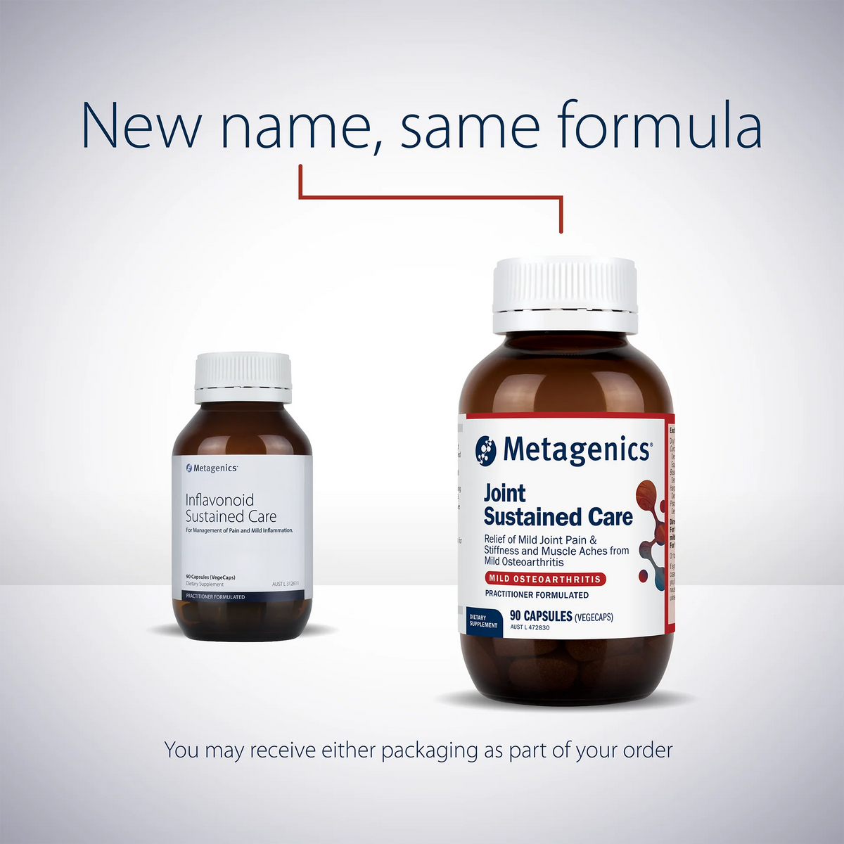Joint Sustained Care 90 Capsules (previously Inflavanoid Sustained Care)-Metagenics-Matakana Pharmacy