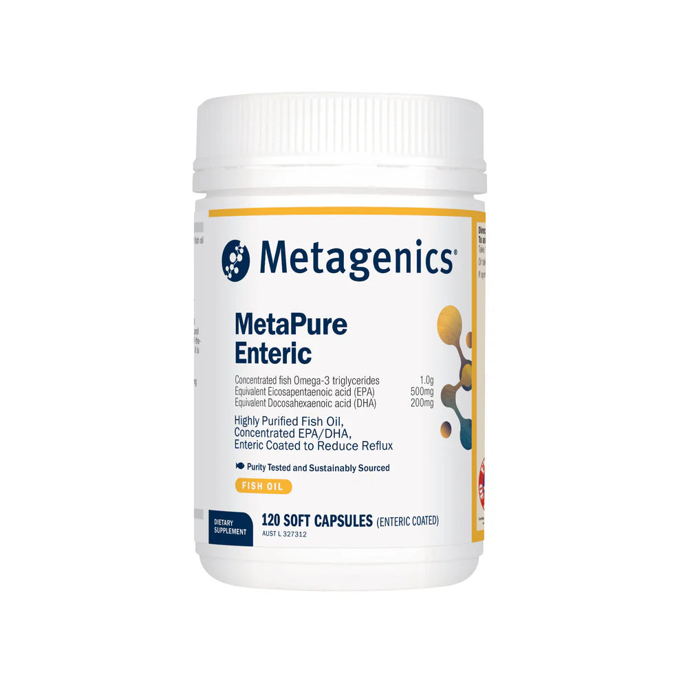 MetaPure Enteric 120caps-Matakana Pharmacy