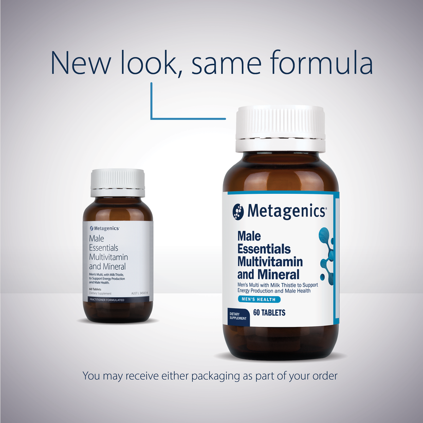 Male Essentials Multivitamin & Mineral 60tabs-Metagenics-Matakana Pharmacy