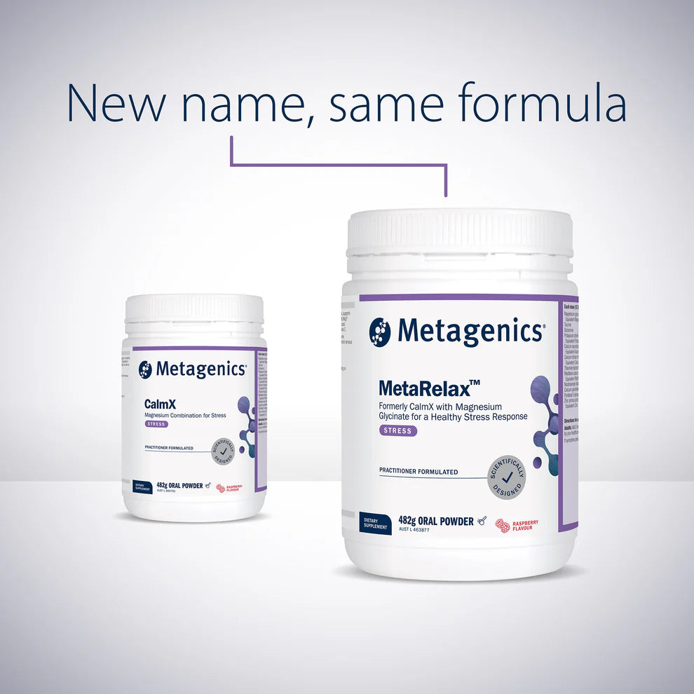 MetaRelax (Formerly CalmX) Raspberry 482g Powder-Matakana Pharmacy