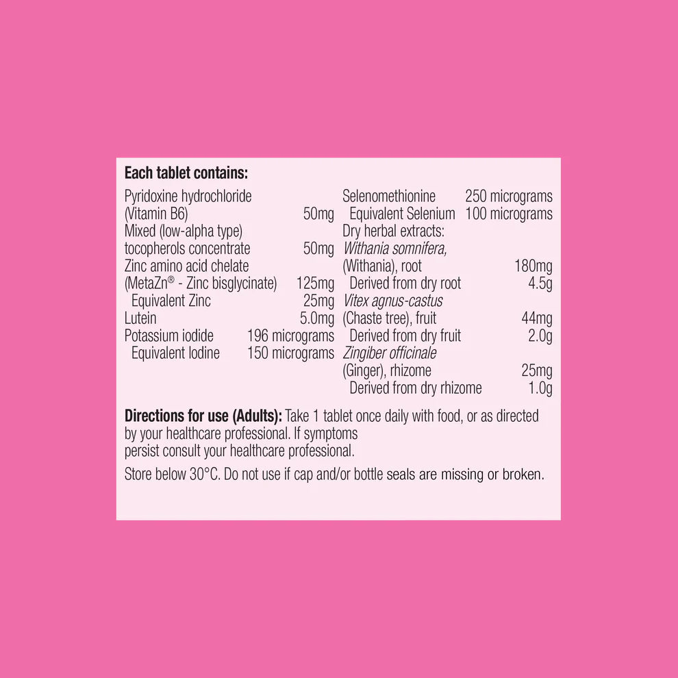 PMS Ease (formerly P Lift) 30 Tabs-Metagenics-Matakana Pharmacy