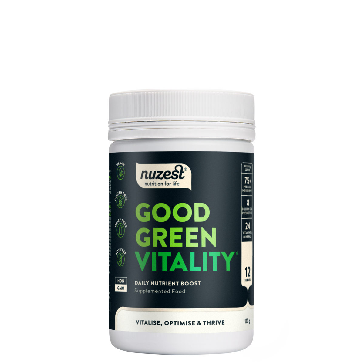 Good Green Vitality 120g-Nuzest-Matakana Pharmacy