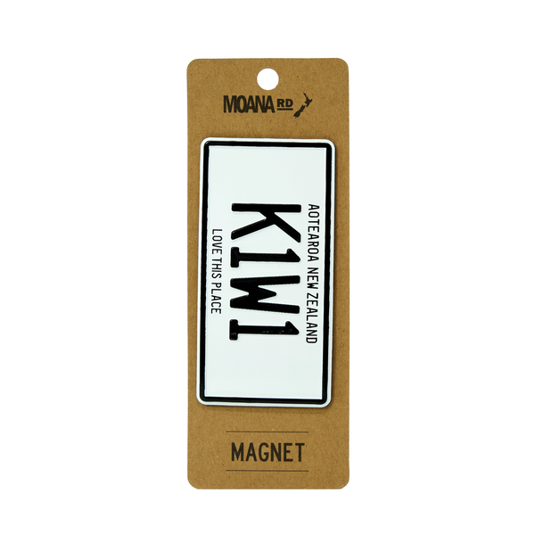 Number Plate Magnets 4.5x9cm Kiwi
