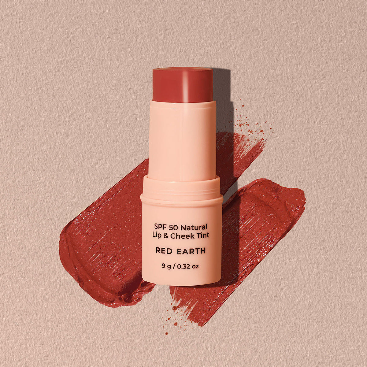SPF 50 Natural Lip & Cheek Tint Red Earth 9g-Avocado Zinc-Matakana Pharmacy