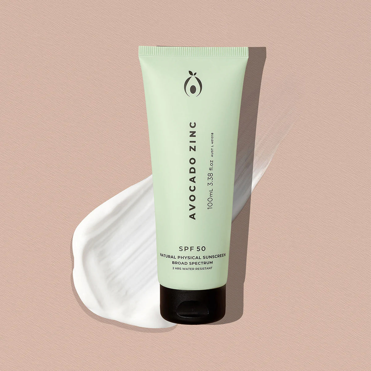 SPF 50 Natural Physical Sunscreen 100ml-Avocado Zinc-Matakana Pharmacy