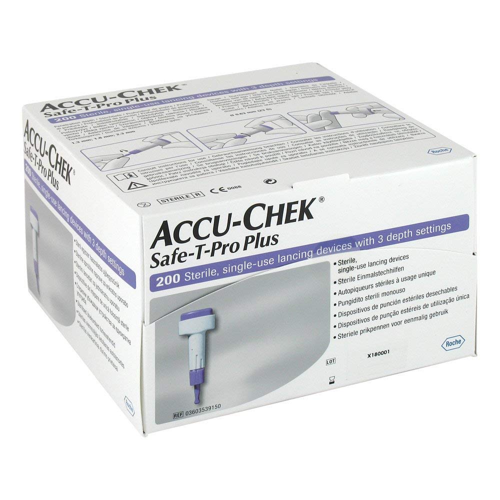 Accu Chek Safe T Pro Plus Sterile Lancing Devices 200-Accu-Chek-Matakana Pharmacy