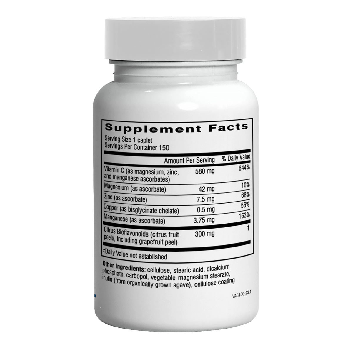 Image of ingredients list. 