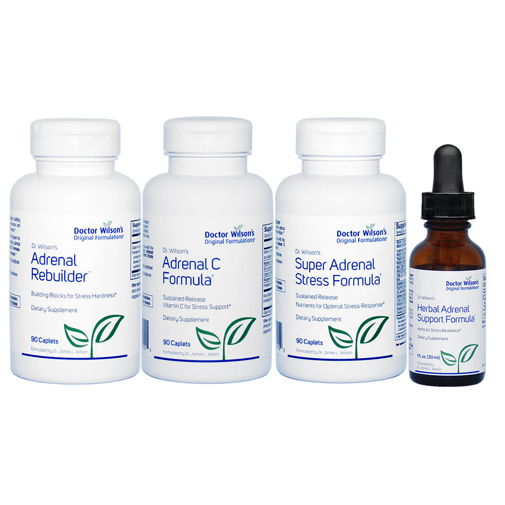Image of products included in Adrenal Fatigue Quartet Programme 90s