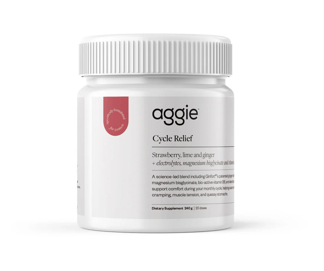 Cycle Relief | Strawberry, Lime & Ginger Powder 240g-Aggie-Matakana Pharmacy