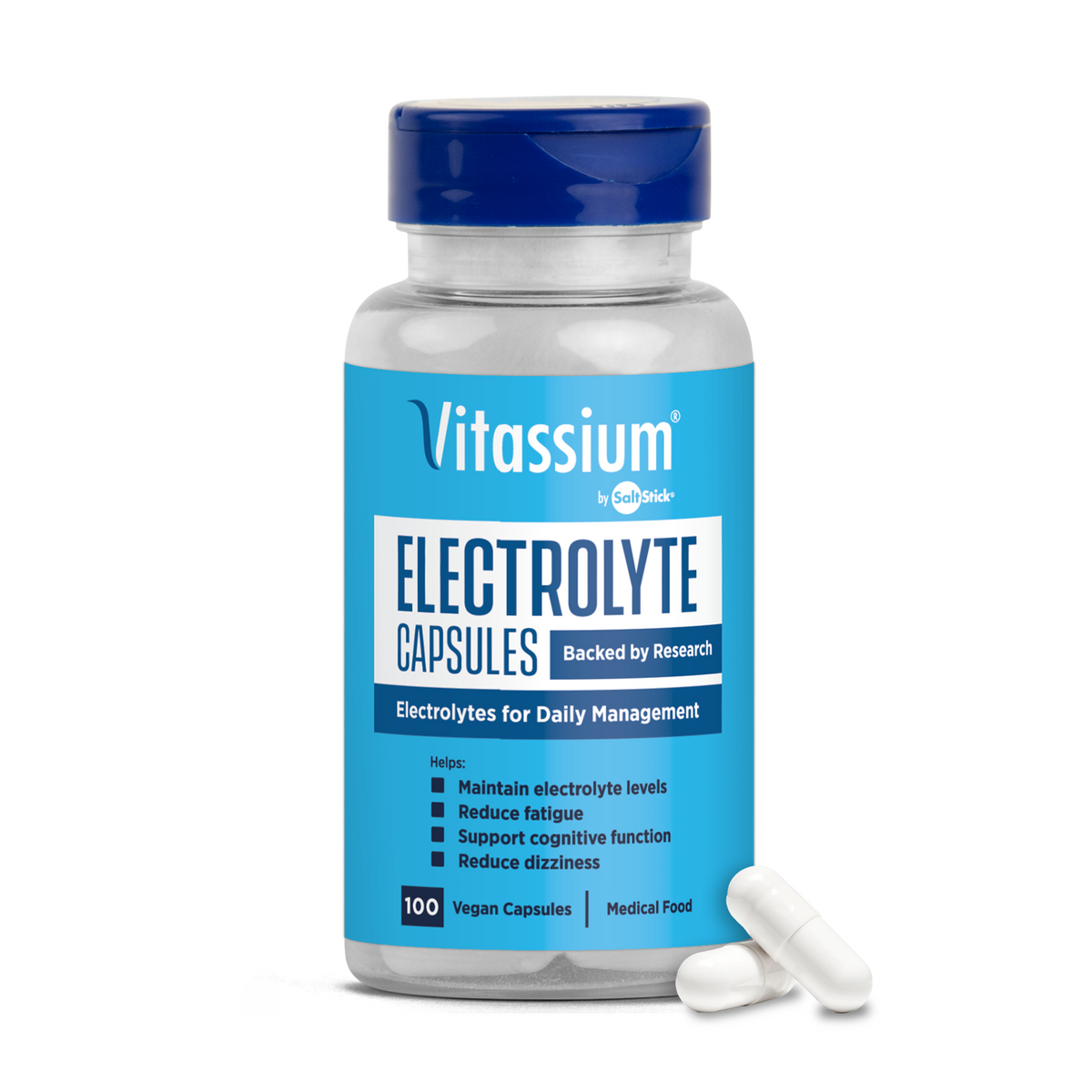 Saltstick Vitassium Caps Bottle of 100 Capsules