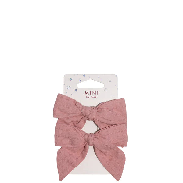 Image of mae alligator clip dusty pink