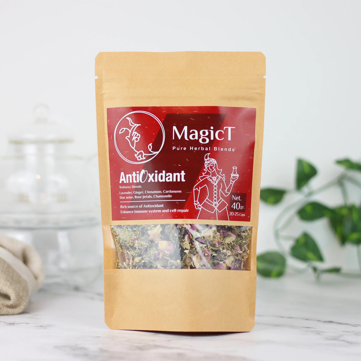 MagicT AntiOxidant Tea - Blend 40g Pouch-Magic T-Matakana Pharmacy