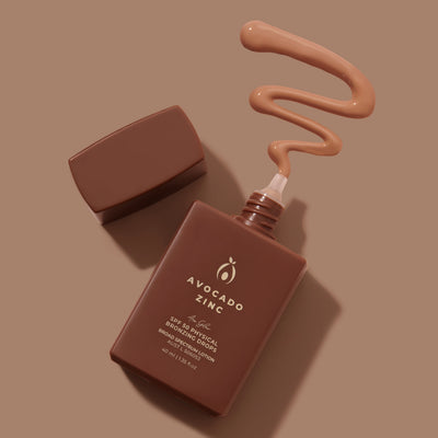 SPF 50 Physical Bronzing Drops 40ml-Avocado Zinc-Matakana Pharmacy