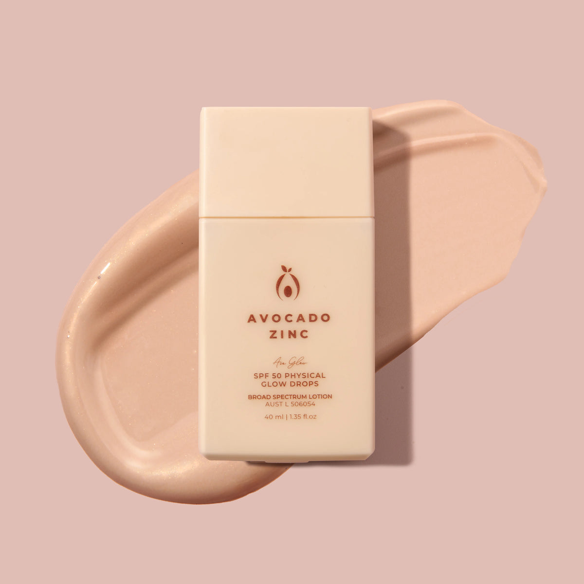 SPF 50 Physical Glow Drops 40ml-Avocado Zinc-Matakana Pharmacy