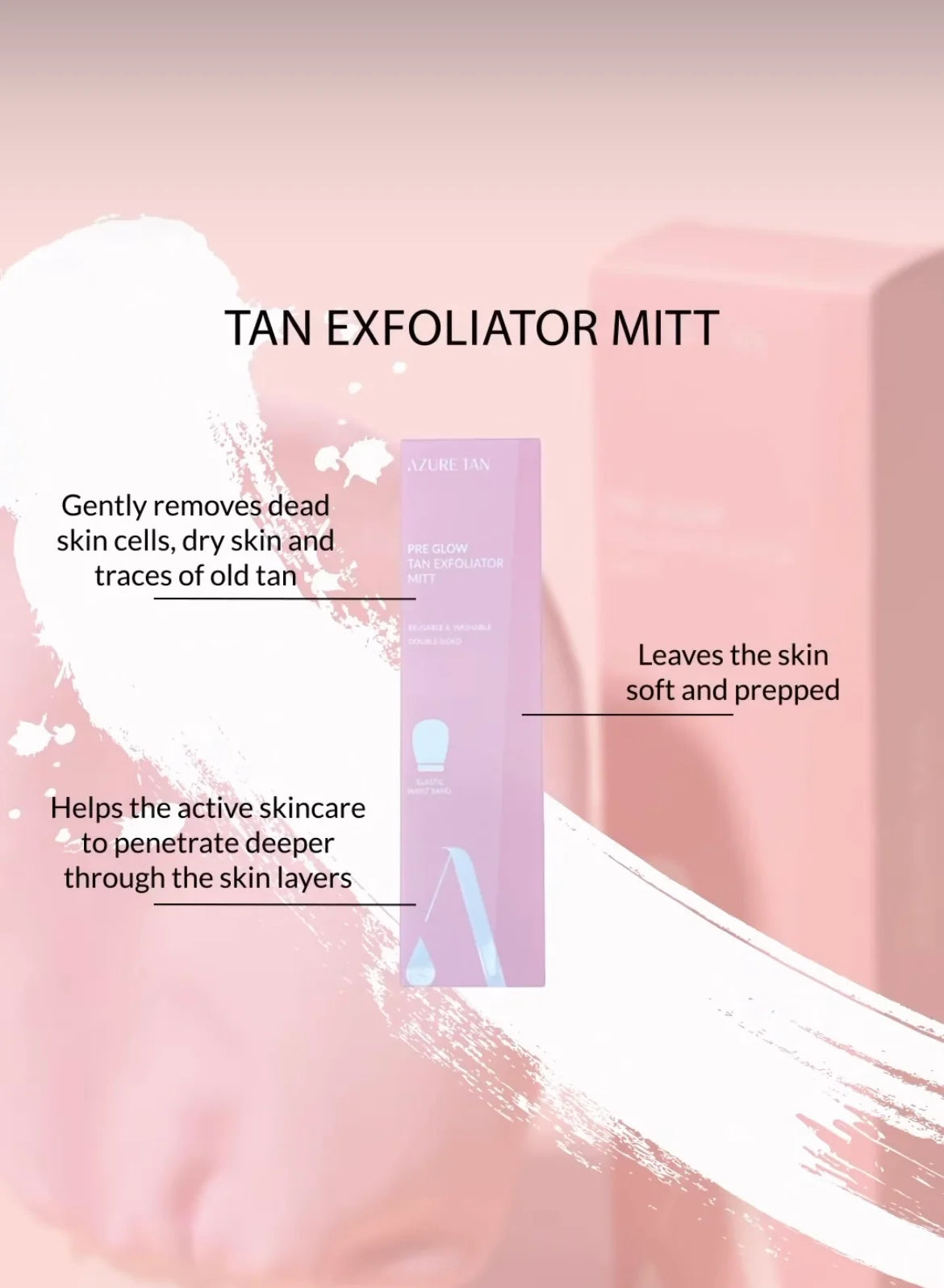 Azure Exfoliator Mitt-Matakana Pharmacy