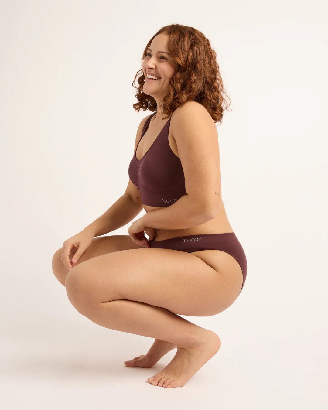 Classic Bikini Mulberry Large-BOODY Organic Bamboo Wear-Matakana Pharmacy