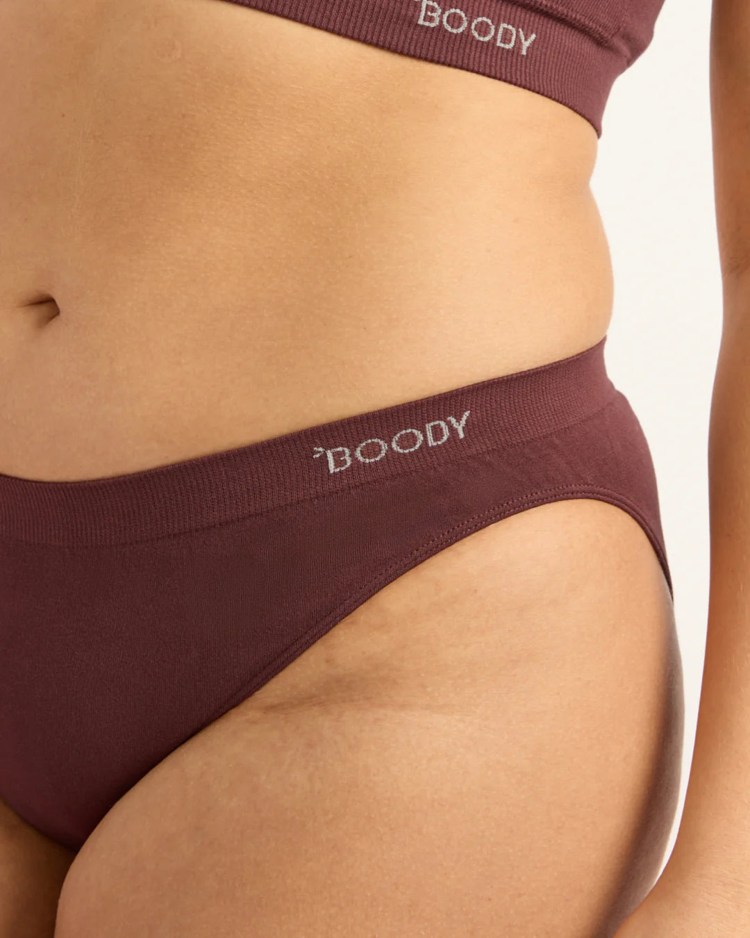 Classic Bikini Mulberry Large-BOODY Organic Bamboo Wear-Matakana Pharmacy