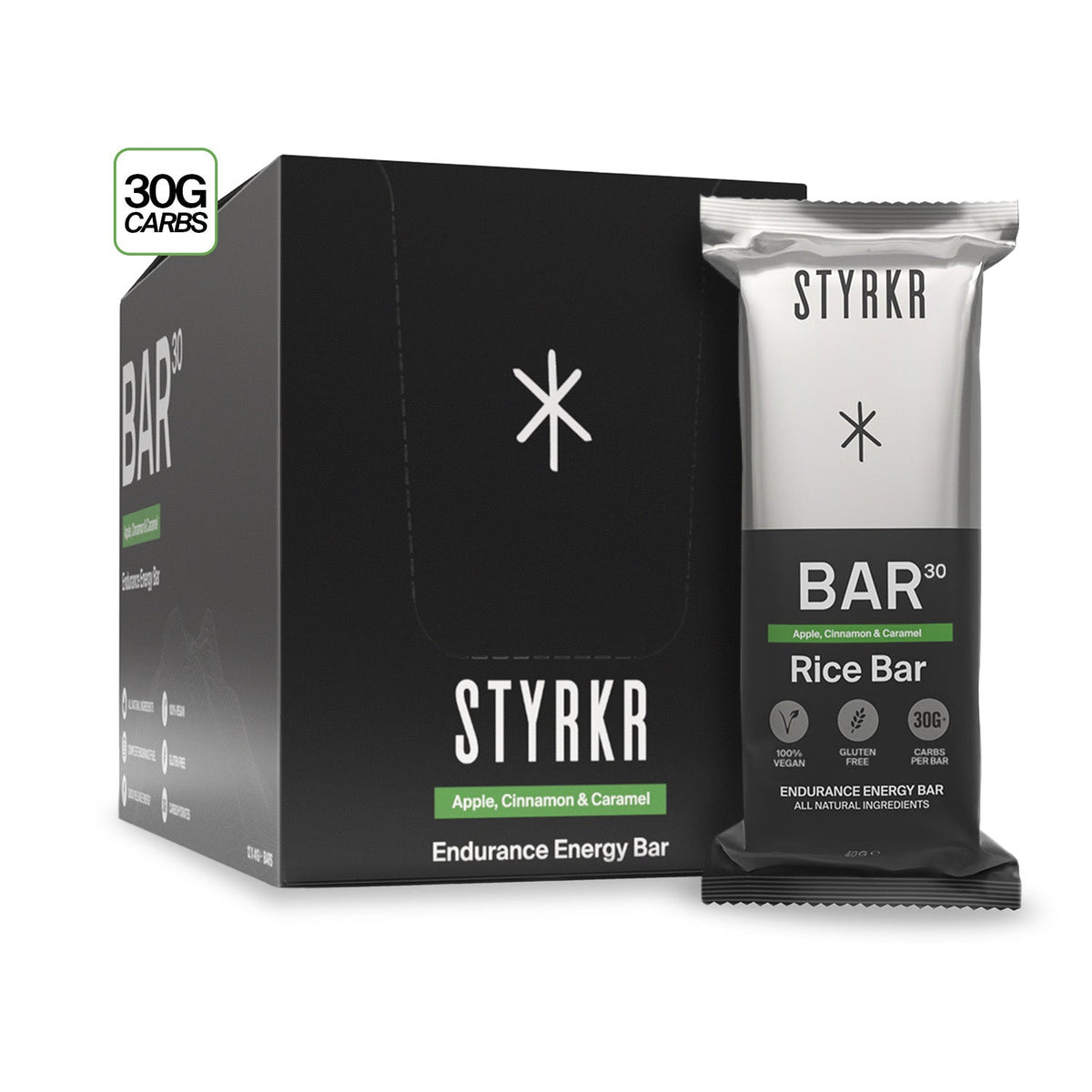Styrkr Energy Bar BAR50 Apple, Cinnamon, Caramel & Sultana