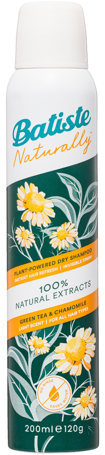 BATISTE Dry Shampoo Green Tea & Chamomile 200ml-Matakana Pharmacy
