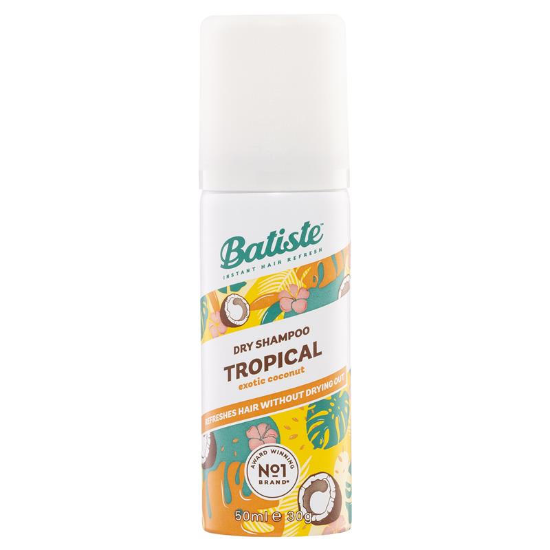 BATISTE Dry Shampoo Tropical Travel 50ml-Matakana Pharmacy