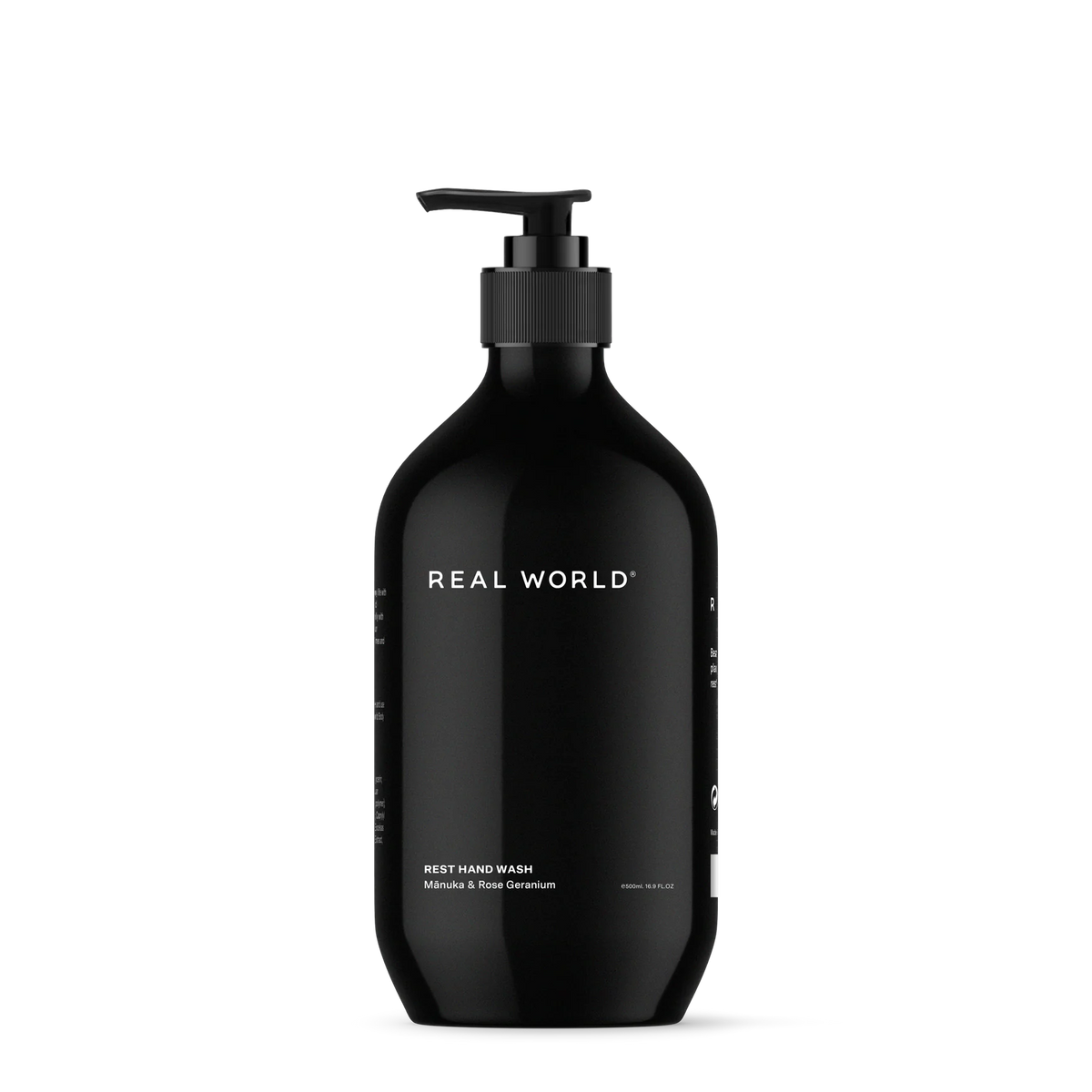 Rest Manuka & Rose Geranium Hand Wash 500ml-Real World-Matakana Pharmacy