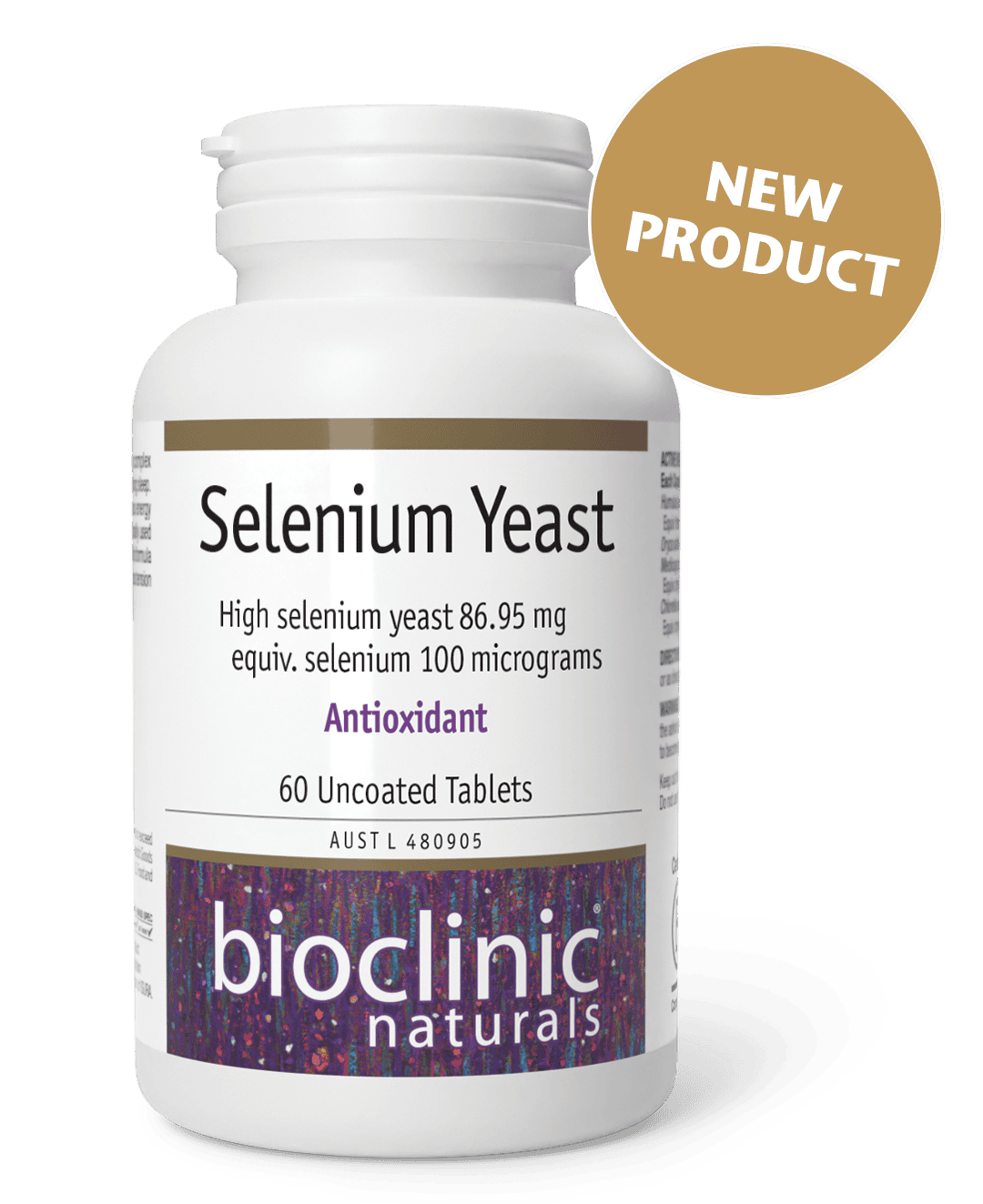 Selenium Yeast 60 Tabs-BioClinic Naturals-Matakana Pharmacy