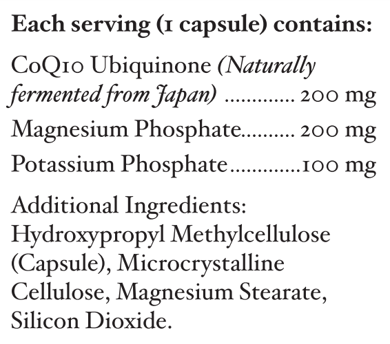 CoQ10 30caps-Matakana Pharmacy