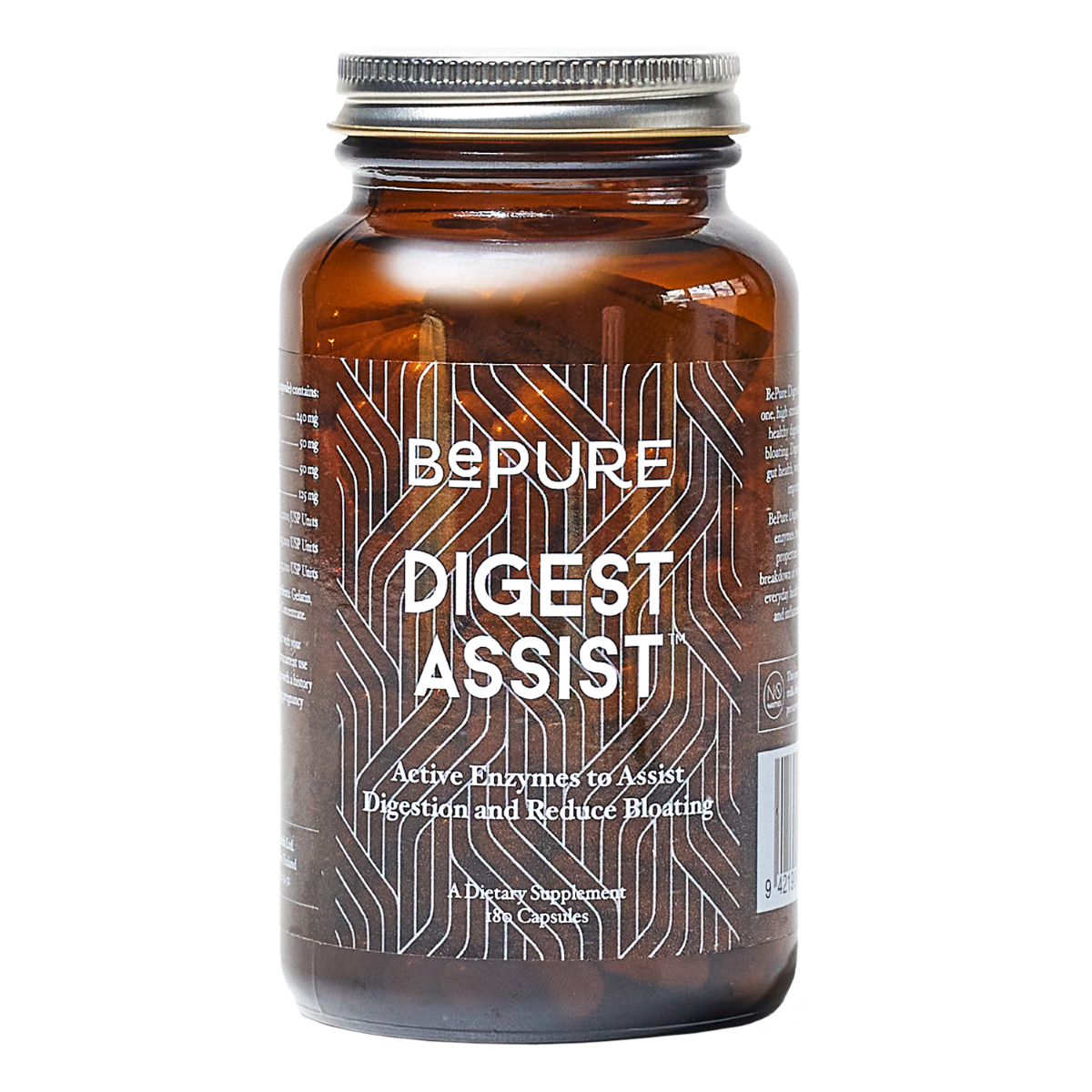 Image of BePure Digest Assist 180 capsules