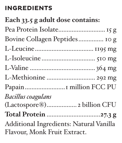 Good Gut Protein Vanilla Powder JAR 560g-Matakana Pharmacy