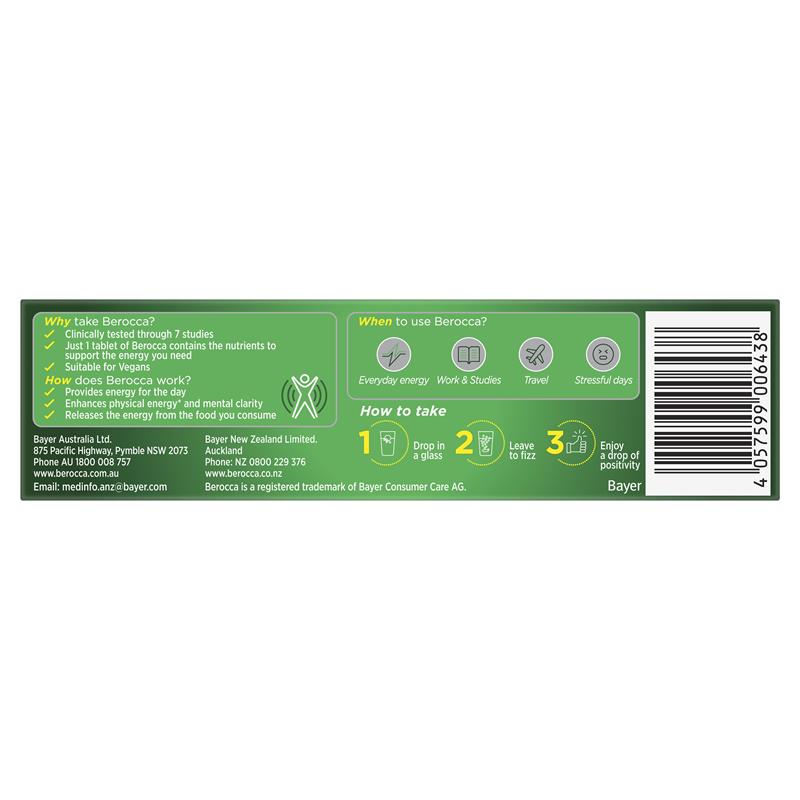Berocca Energy Orange 15s-Matakana Pharmacy
