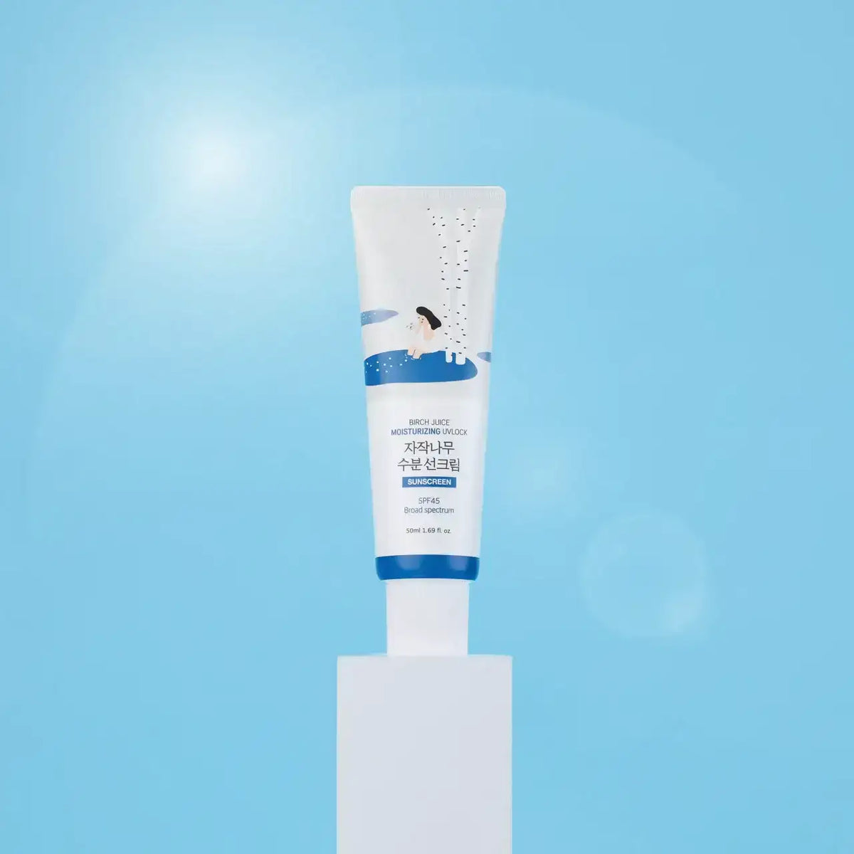 Birch Juice Moisturising Sunscreen 50mL-Round Lab-Matakana Pharmacy