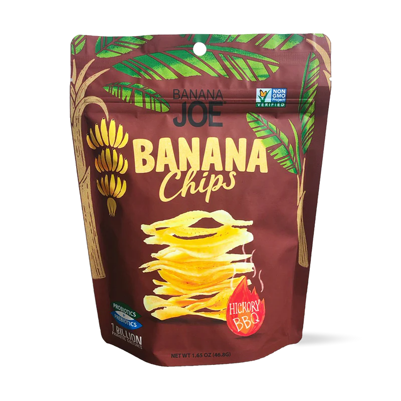 Image of Banana Joe Banana Chips Hickory BBQ 47g