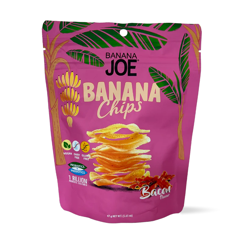 Image of Banana Joe Chips Bacon 47g