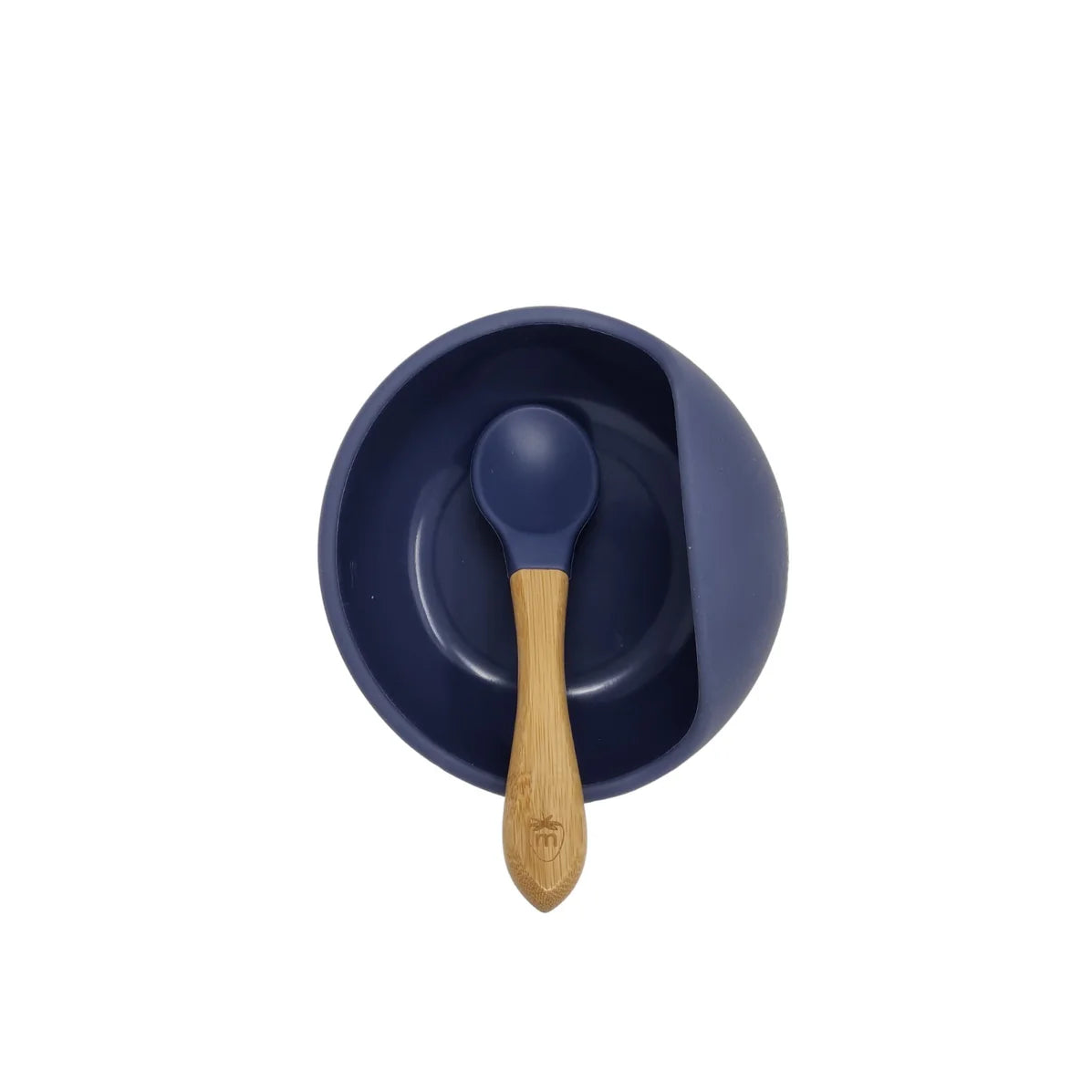 Silicone and Bamboo Bowl and Spoon Green-Nil-Matakana Pharmacy