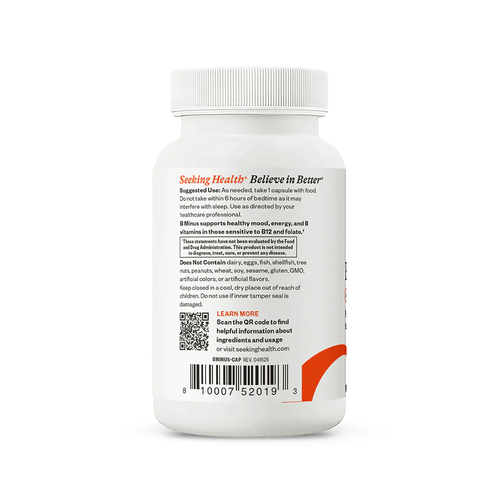 B Minus 100caps-Seeking Health-Matakana Pharmacy