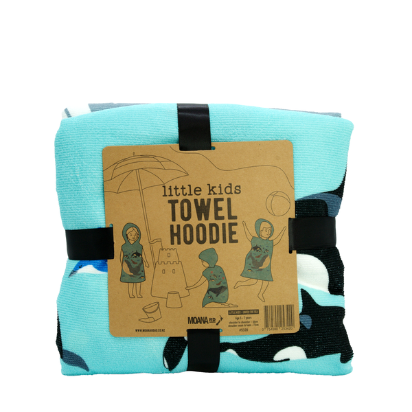 Moana Rd Towel Hoodie Kids Under The Sea Age 5-7-Moana Road NZ-Matakana Pharmacy