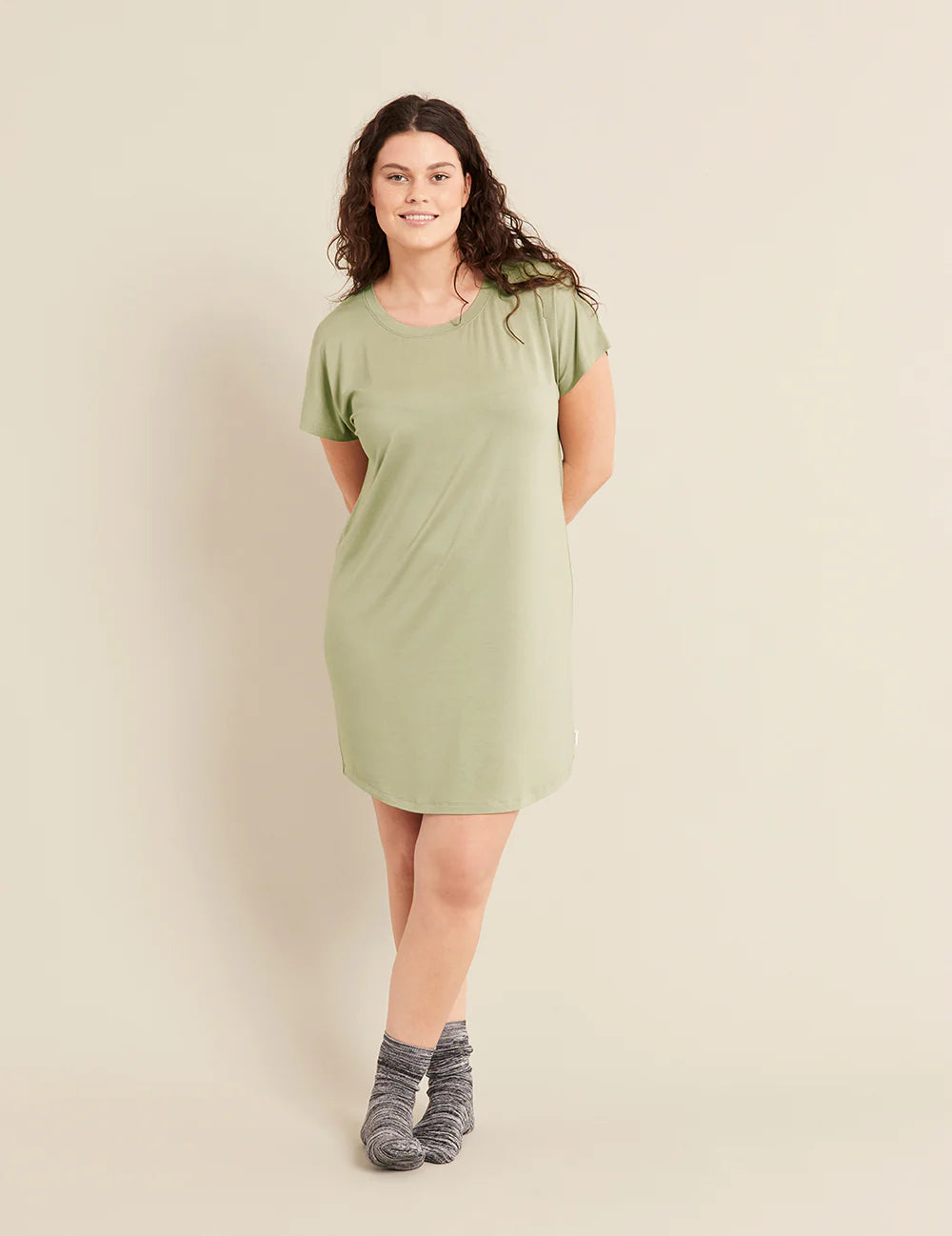 BOODY Goodnight Nightdress Sage M-Matakana Pharmacy
